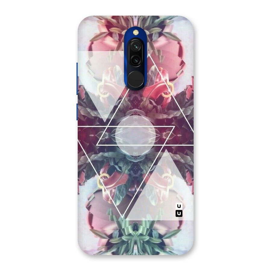 Floral Triangle Back Case for Redmi 8