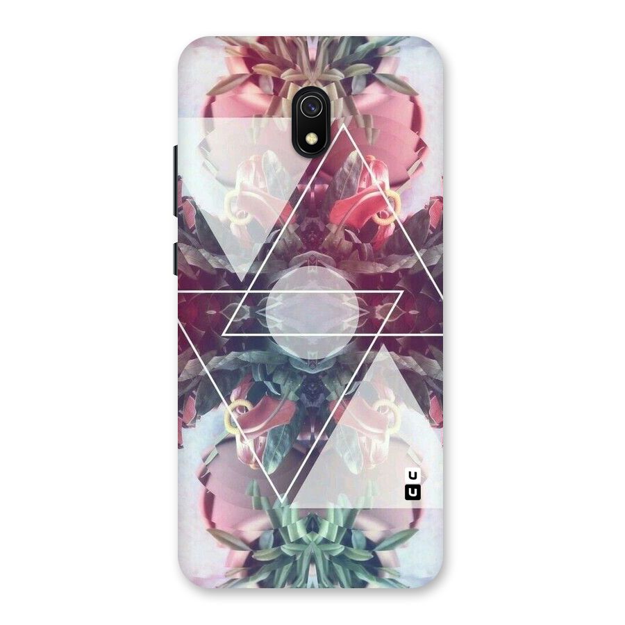 Floral Triangle Back Case for Redmi 8A