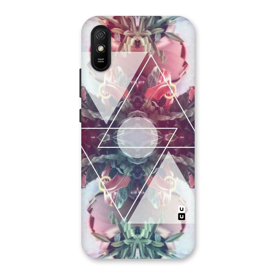 Floral Triangle Back Case for Redmi 9A