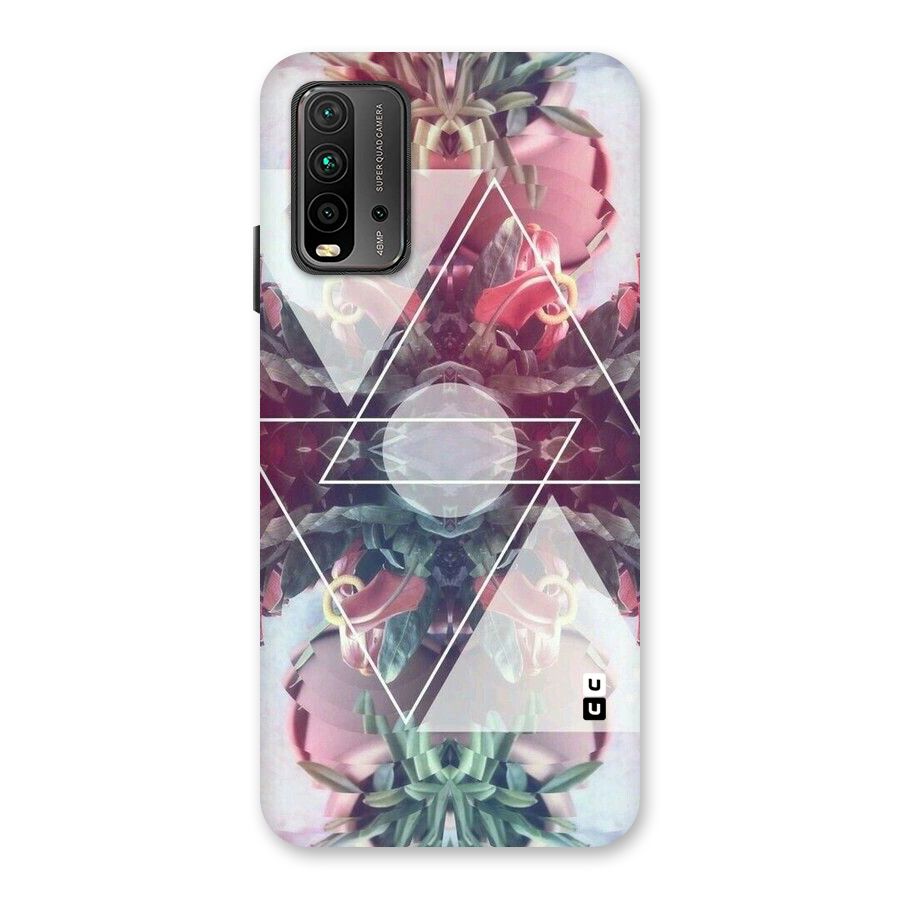 Floral Triangle Back Case for Redmi 9 Power