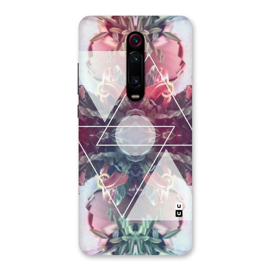 Floral Triangle Back Case for Redmi K20 Pro
