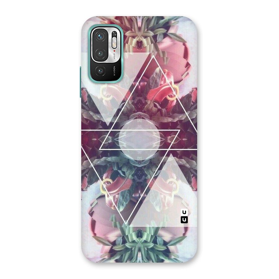 Floral Triangle Back Case for Redmi Note 10T 5G