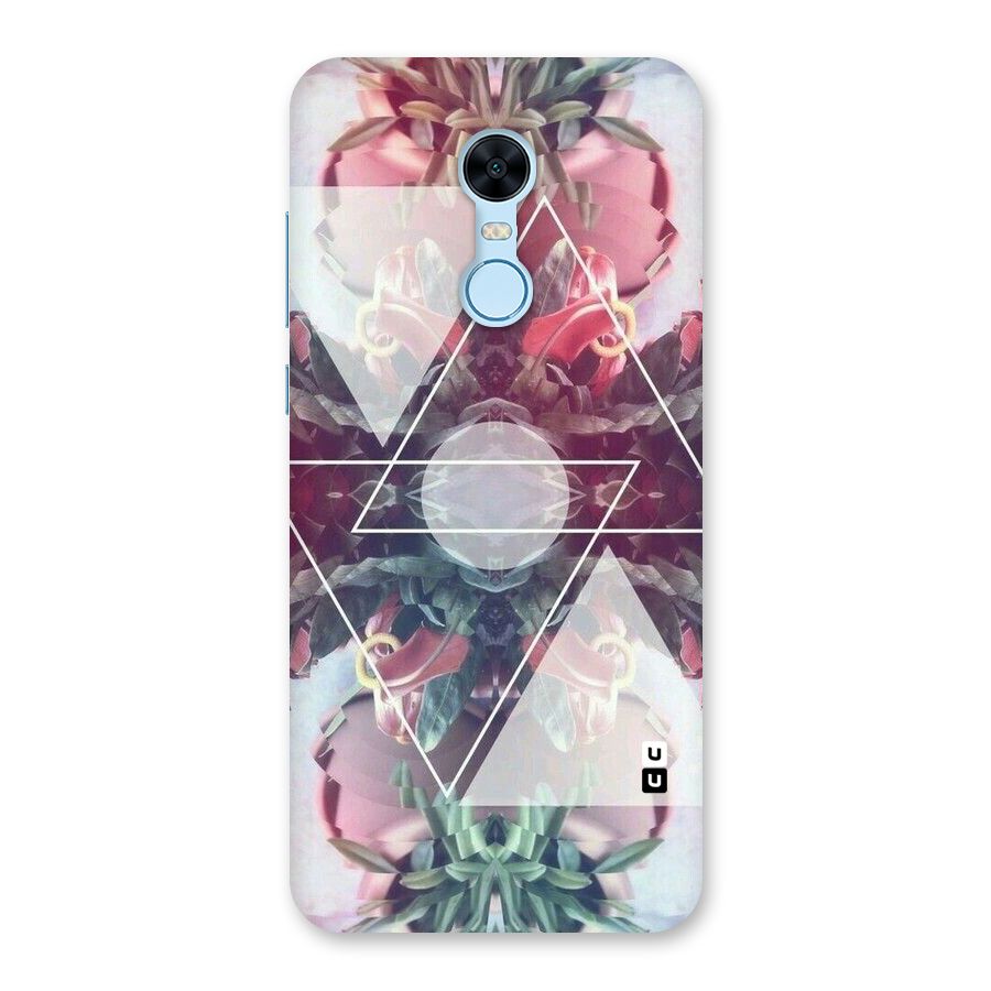 Floral Triangle Back Case for Redmi Note 5