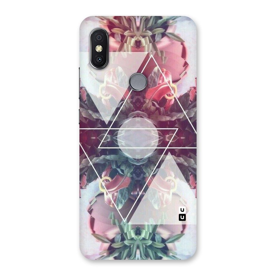 Floral Triangle Back Case for Redmi Y2