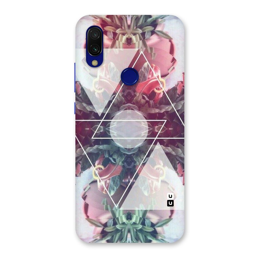 Floral Triangle Back Case for Redmi Y3
