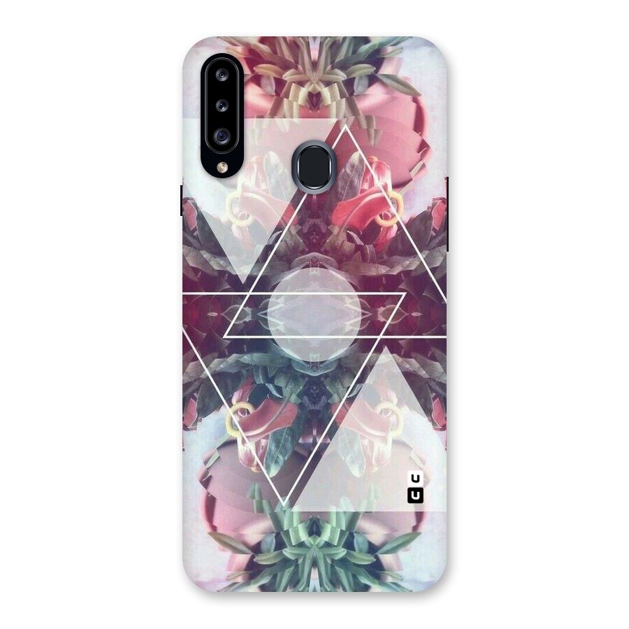 Floral Triangle Back Case for Samsung Galaxy A20s
