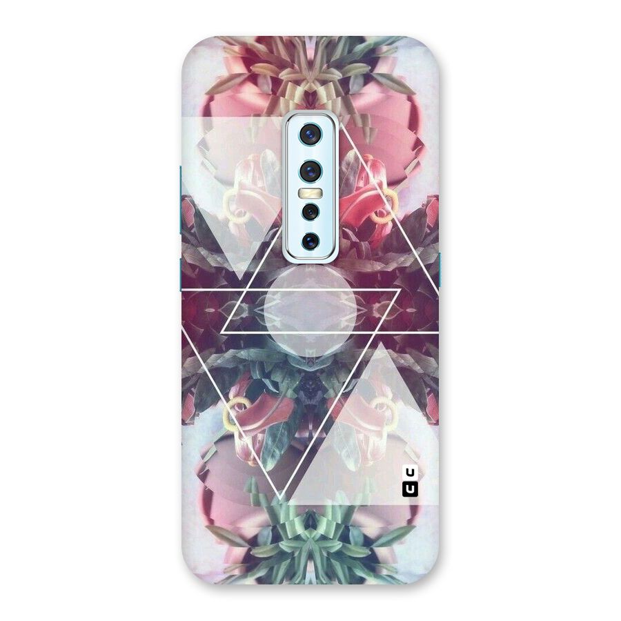 Floral Triangle Back Case for Vivo V17 Pro