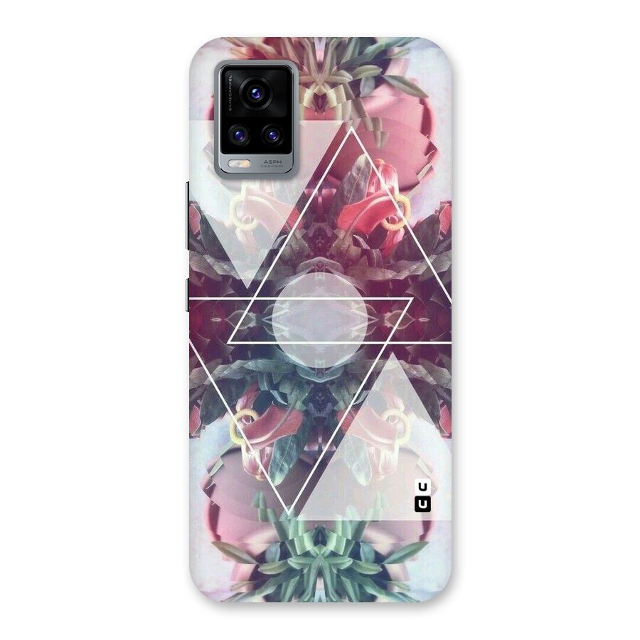 Floral Triangle Back Case for Vivo V20