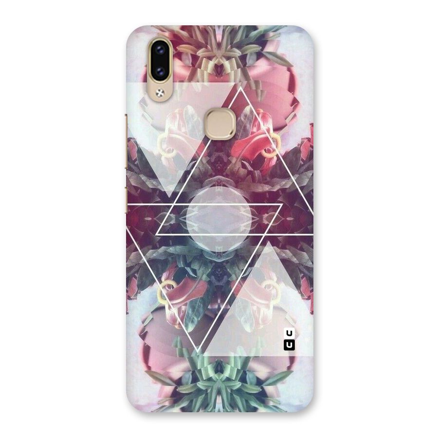 Floral Triangle Back Case for Vivo V9 Youth