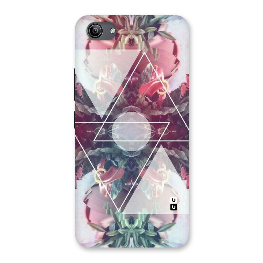Floral Triangle Back Case for Vivo Y81i