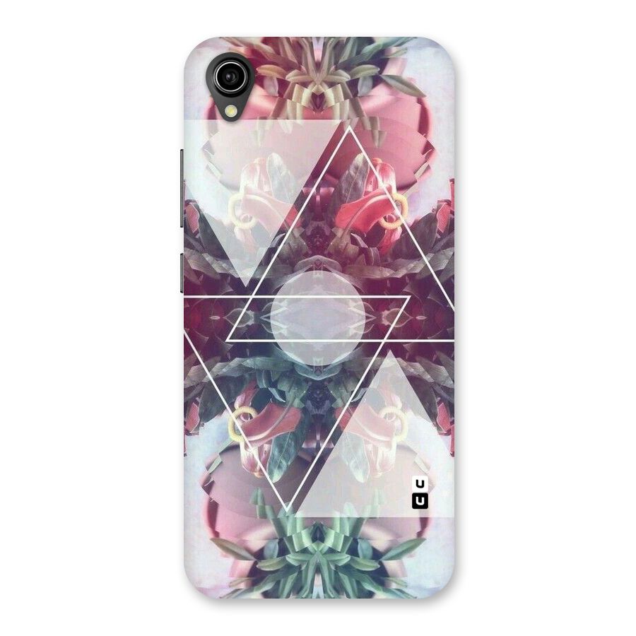 Floral Triangle Back Case for Vivo Y90