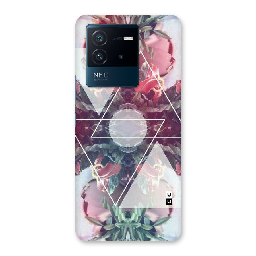 Floral Triangle Back Case for Vivo iQOO Neo 6 5G