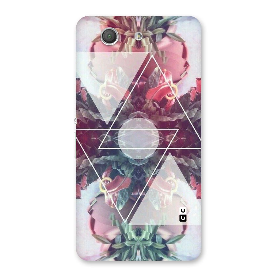 Floral Triangle Back Case for Xperia Z3 Compact