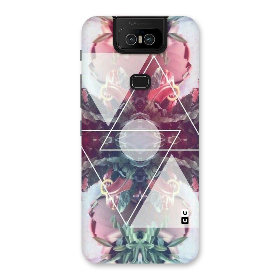 Floral Triangle Back Case for Zenfone 6z
