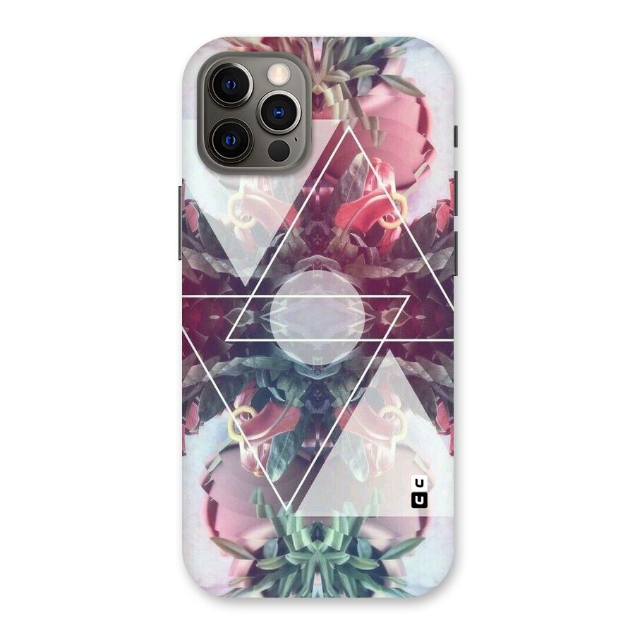 Floral Triangle Back Case for iPhone 12 Pro