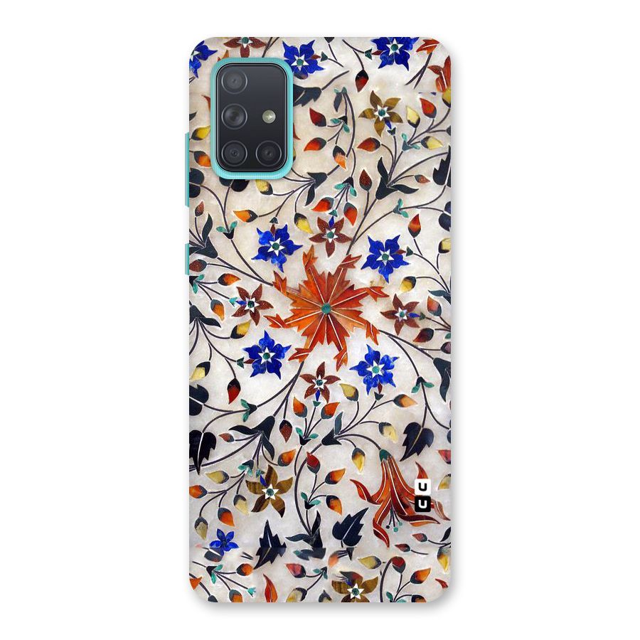 Floral Vintage Bloom Back Case for Galaxy A71