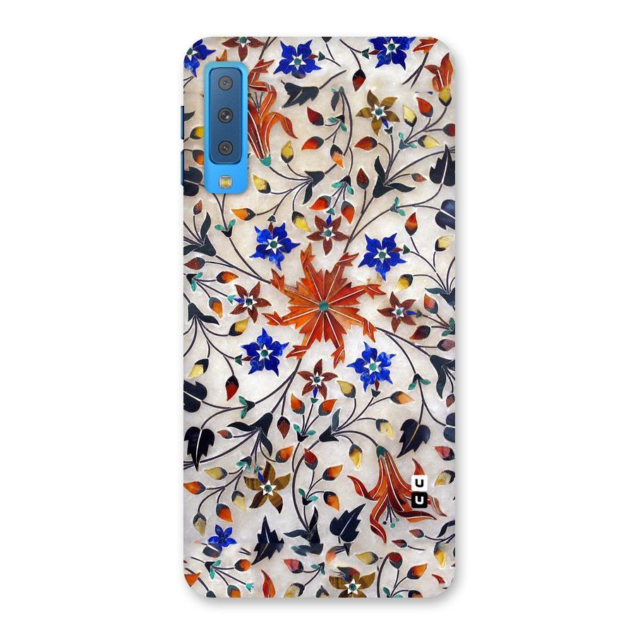 Floral Vintage Bloom Back Case for Galaxy A7 (2018)