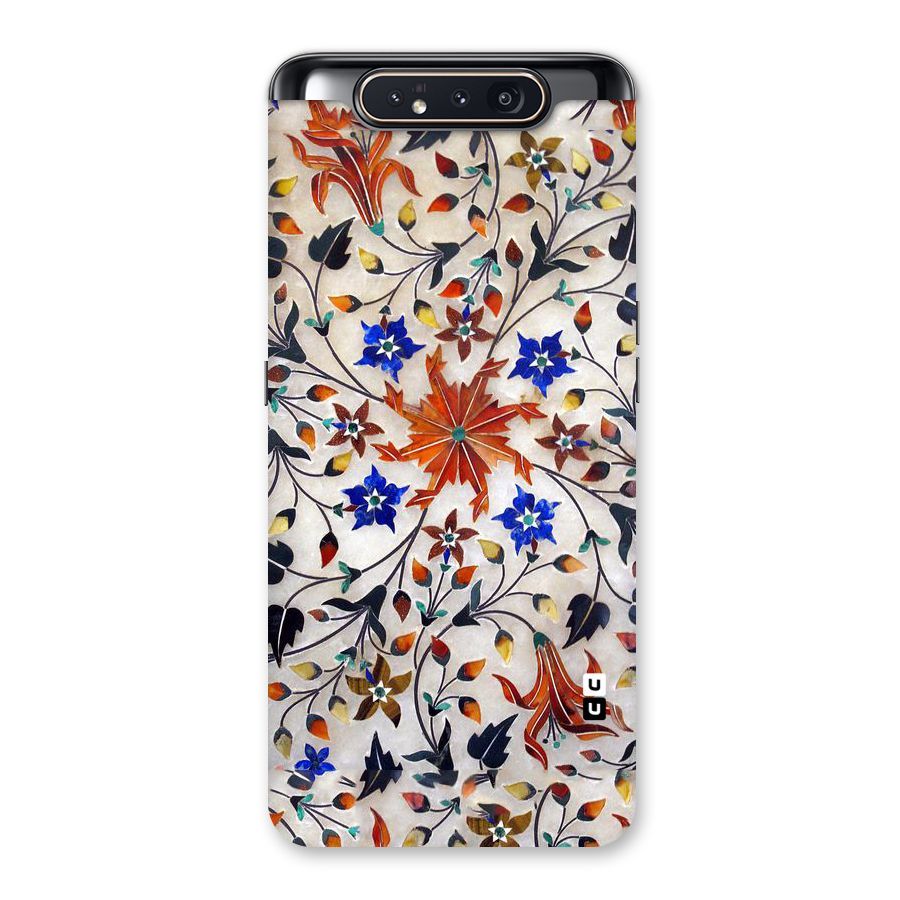 Floral Vintage Bloom Back Case for Galaxy A80