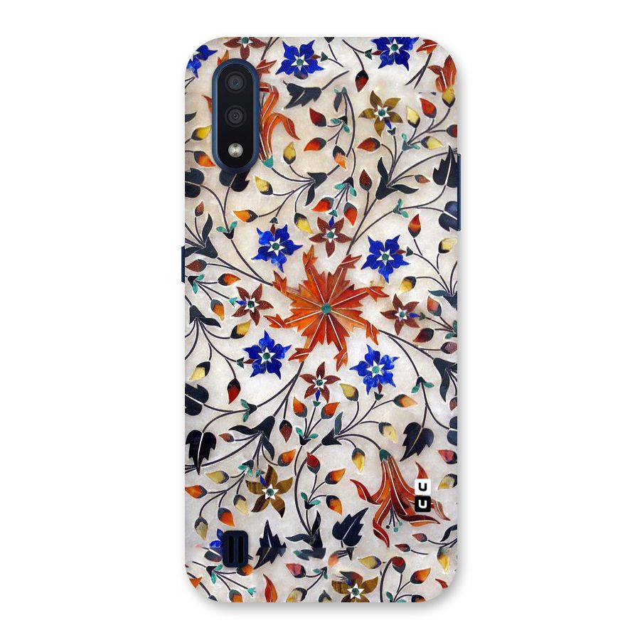Floral Vintage Bloom Back Case for Galaxy M01