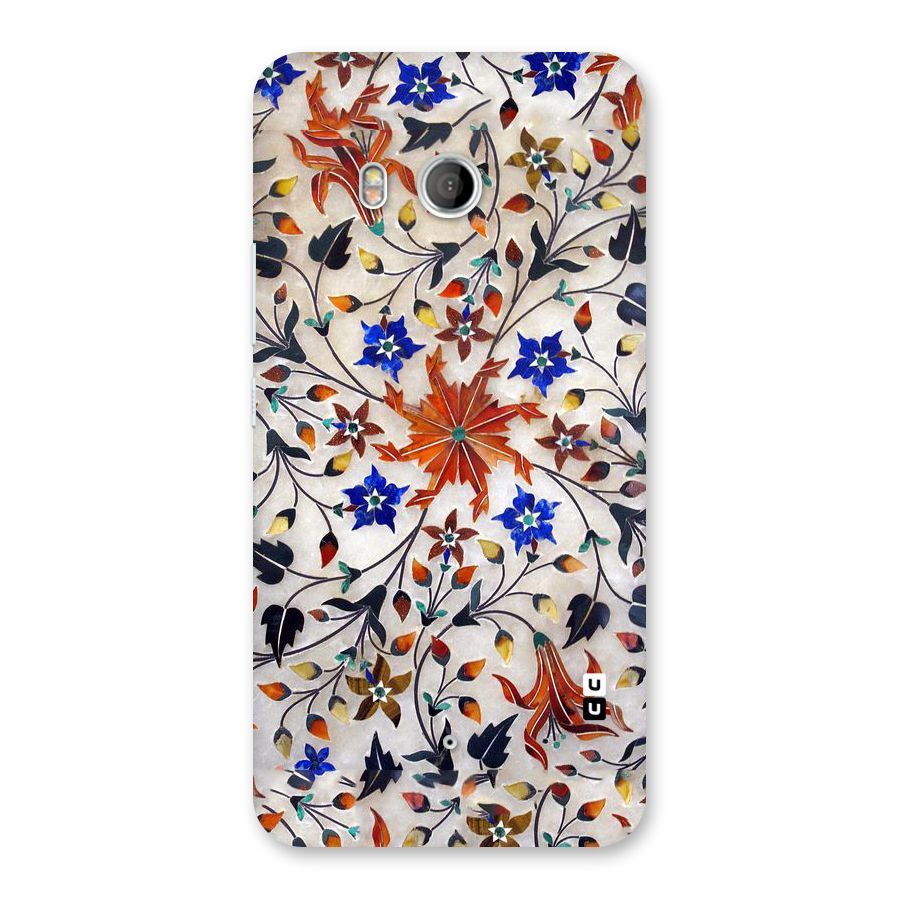 Floral Vintage Bloom Back Case for HTC U11
