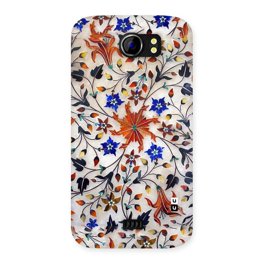 Floral Vintage Bloom Back Case for Micromax Canvas 2 A110