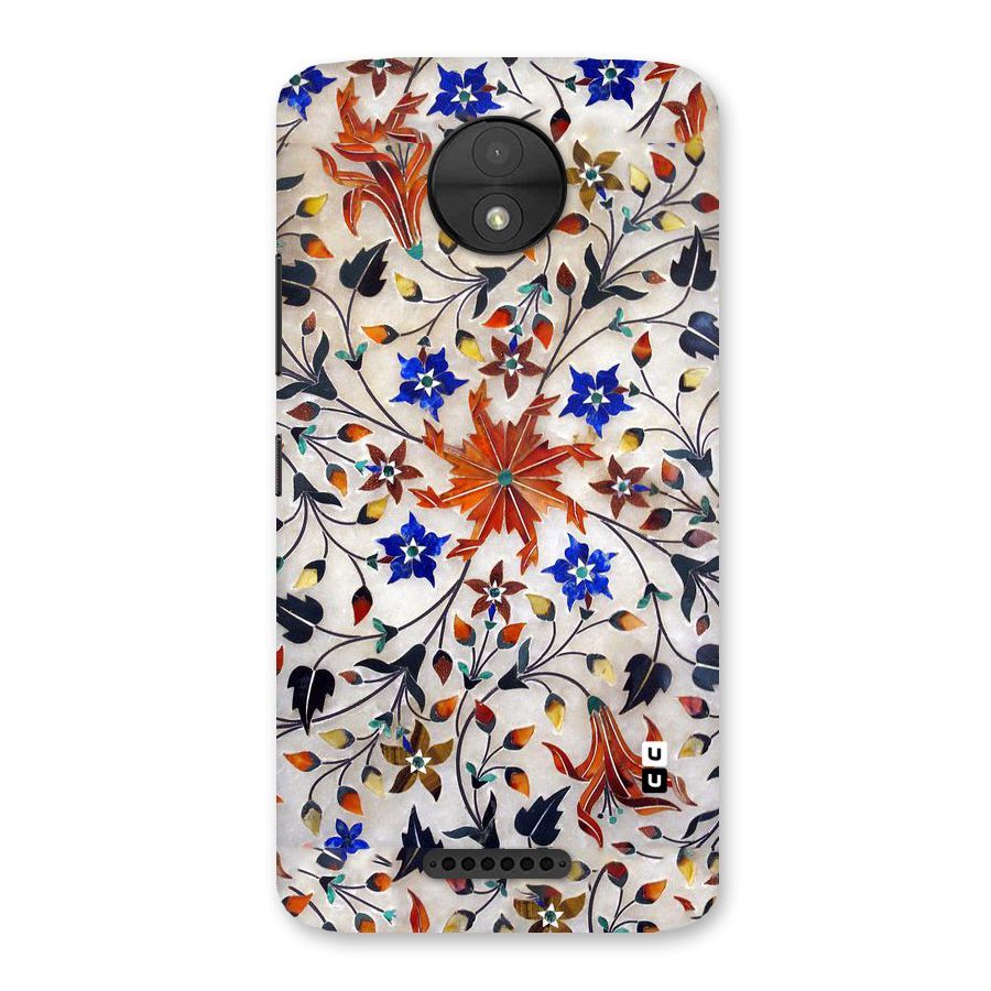 Floral Vintage Bloom Back Case for Moto C