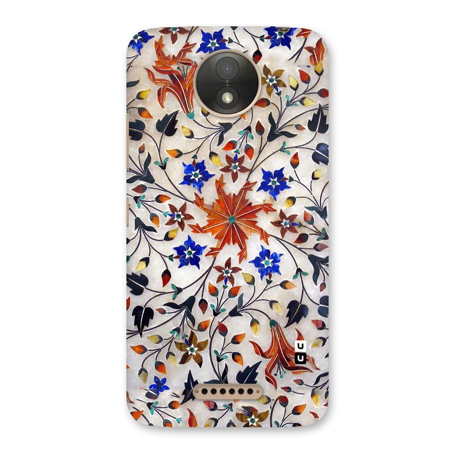 Floral Vintage Bloom Back Case for Moto C Plus