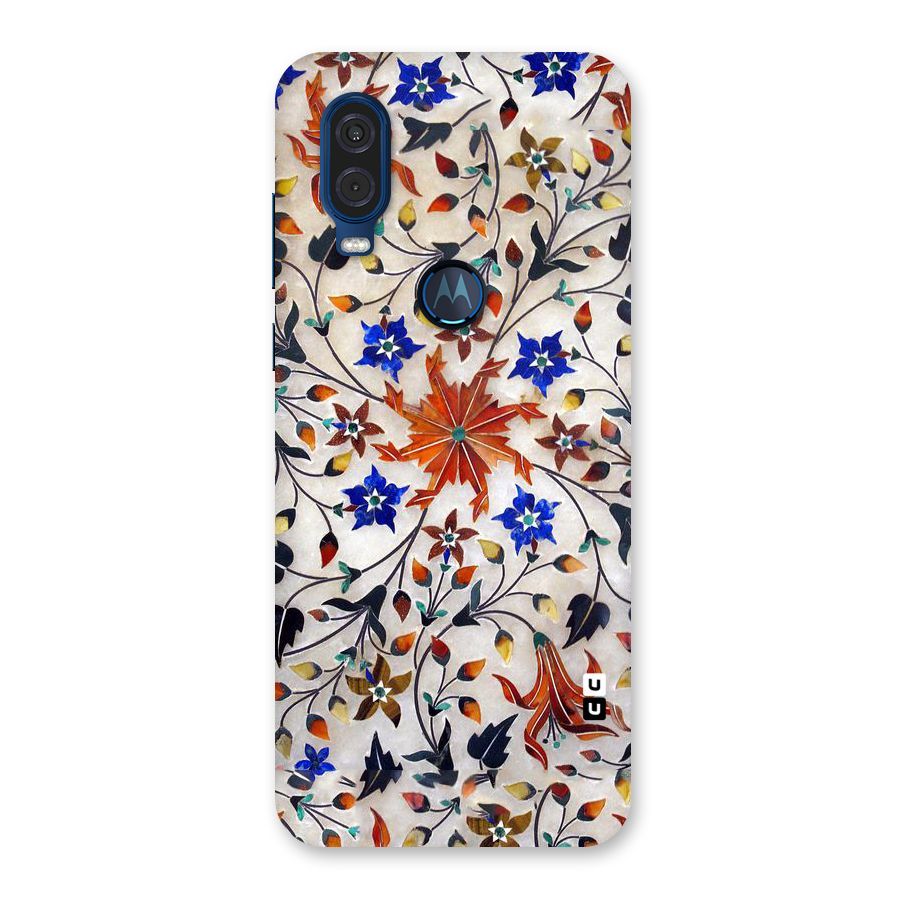 Floral Vintage Bloom Back Case for Motorola One Vision