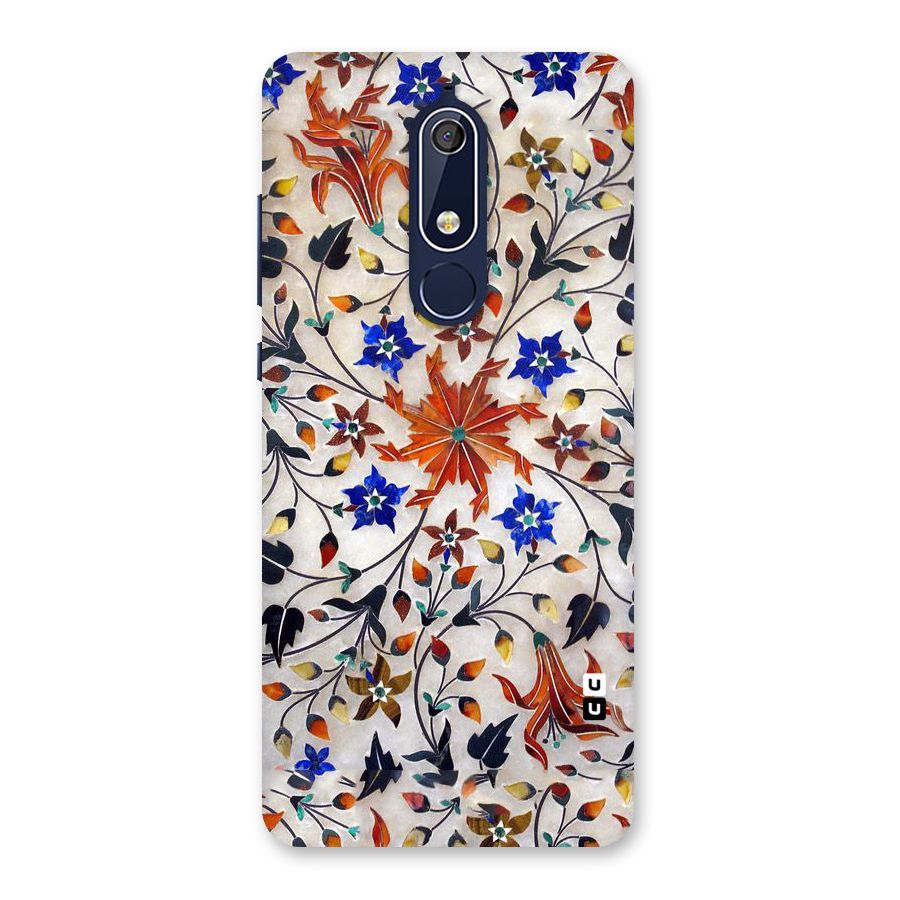 Floral Vintage Bloom Back Case for Nokia 5.1