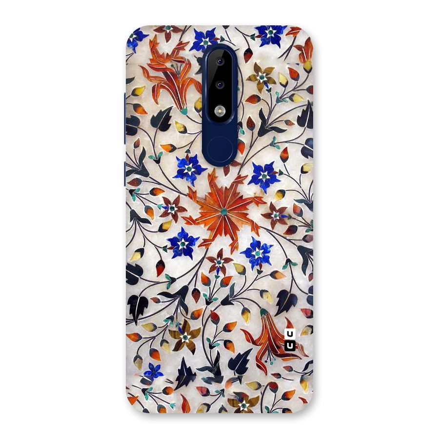 Floral Vintage Bloom Back Case for Nokia 5.1 Plus