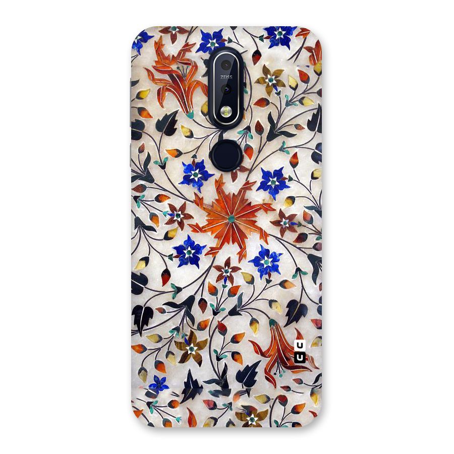 Floral Vintage Bloom Back Case for Nokia 7.1