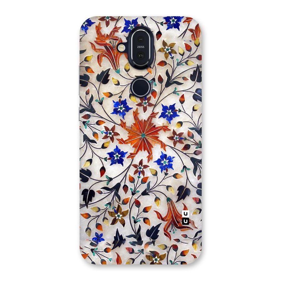 Floral Vintage Bloom Back Case for Nokia 8.1