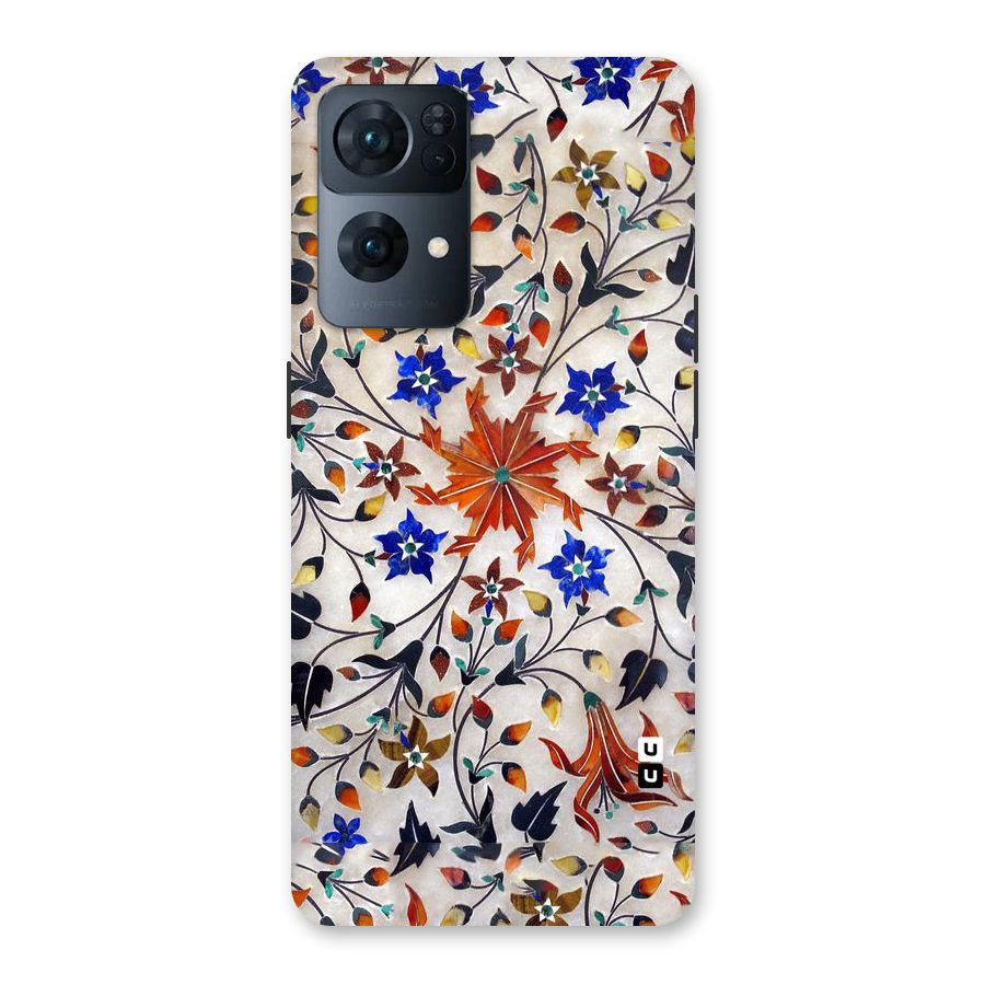Floral Vintage Bloom Back Case for Oppo Reno7 Pro 5G