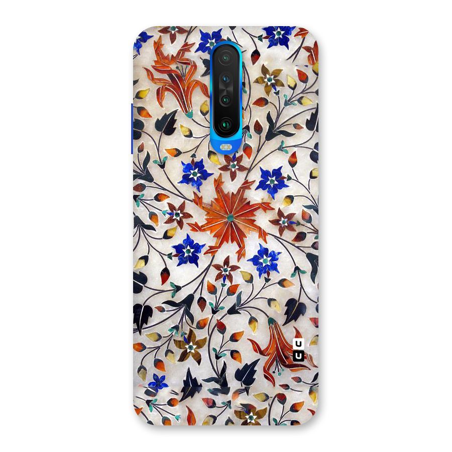 Floral Vintage Bloom Back Case for Poco X2