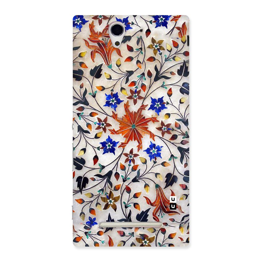 Floral Vintage Bloom Back Case for Sony Xperia C3