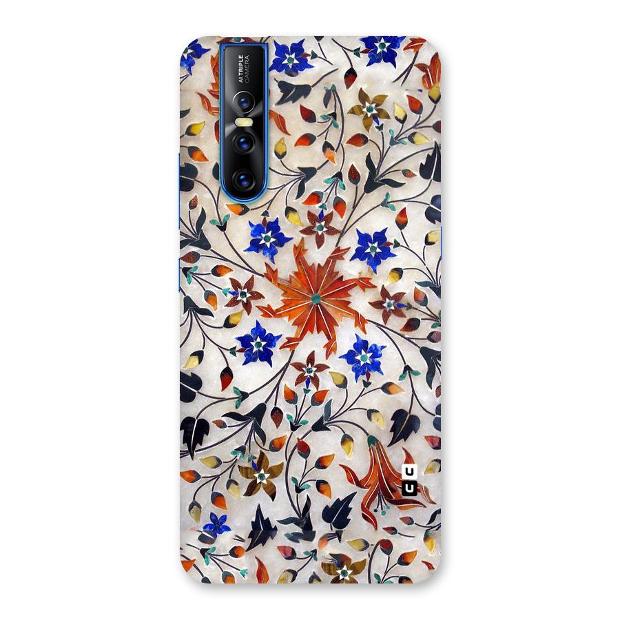 Floral Vintage Bloom Back Case for Vivo V15 Pro