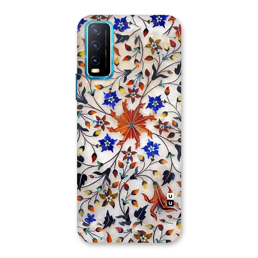 Floral Vintage Bloom Back Case for Vivo Y20