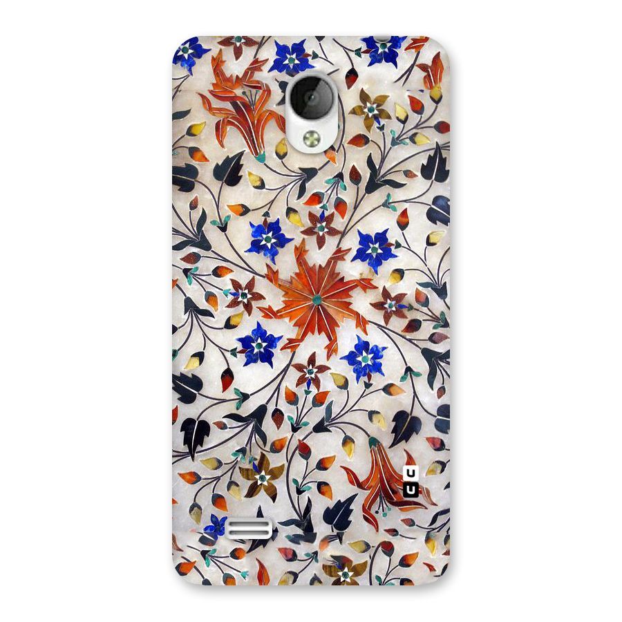 Floral Vintage Bloom Back Case for Vivo Y21