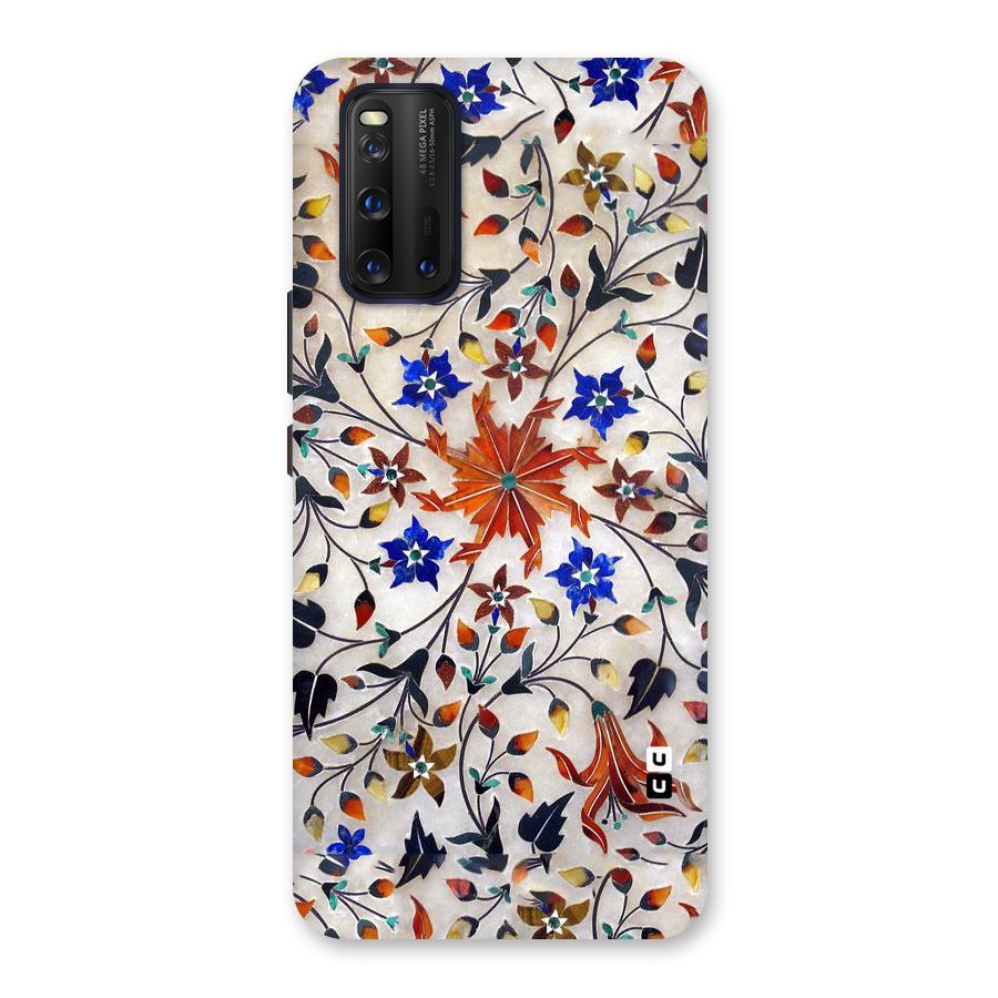 Floral Vintage Bloom Back Case for Vivo iQOO 3