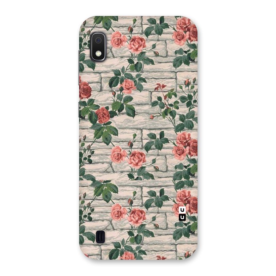 Floral Wall Design Back Case for Galaxy A10