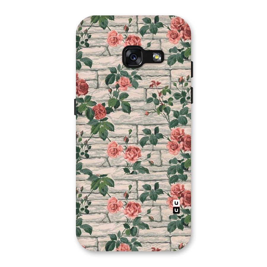 Floral Wall Design Back Case for Galaxy A3 (2017)