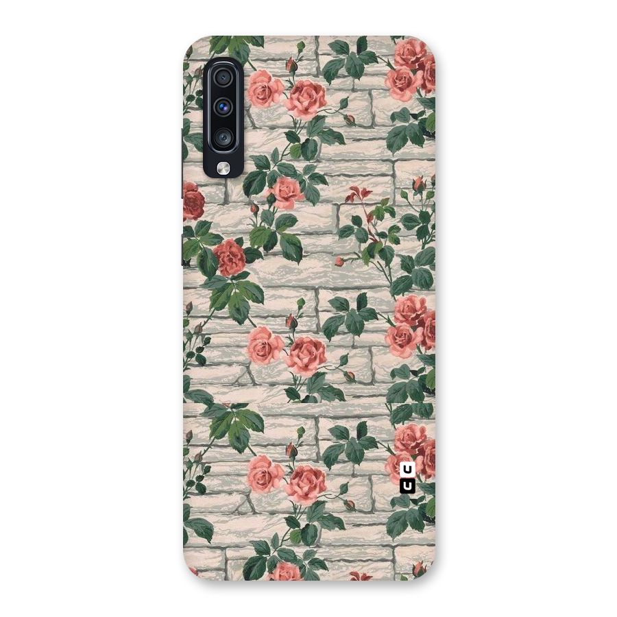 Floral Wall Design Back Case for Galaxy A70