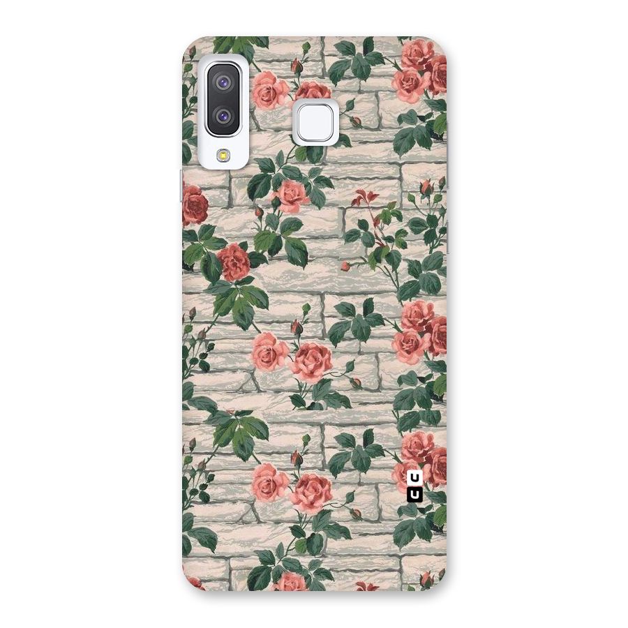 Floral Wall Design Back Case for Galaxy A8 Star