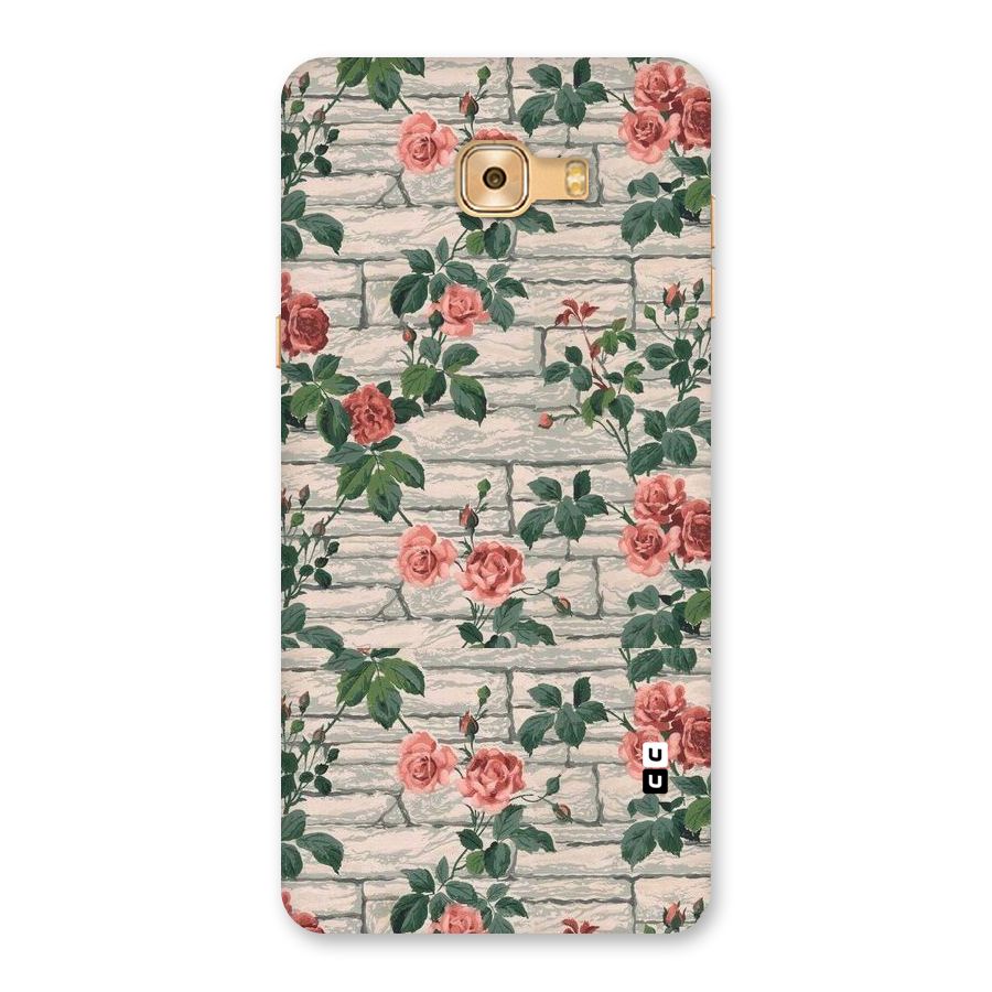 Floral Wall Design Back Case for Galaxy C9 Pro
