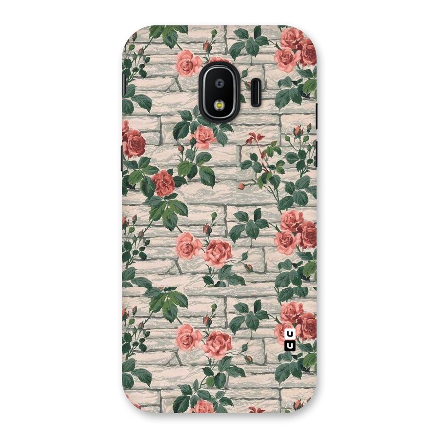 Floral Wall Design Back Case for Galaxy J2 Pro 2018