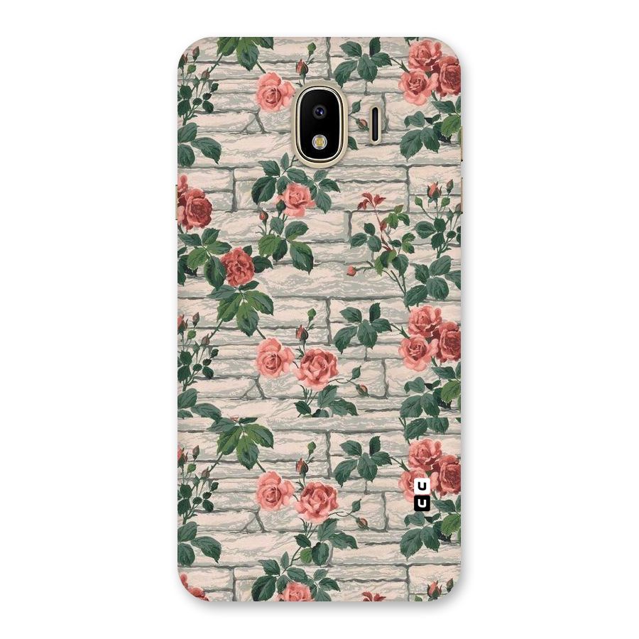 Floral Wall Design Back Case for Galaxy J4