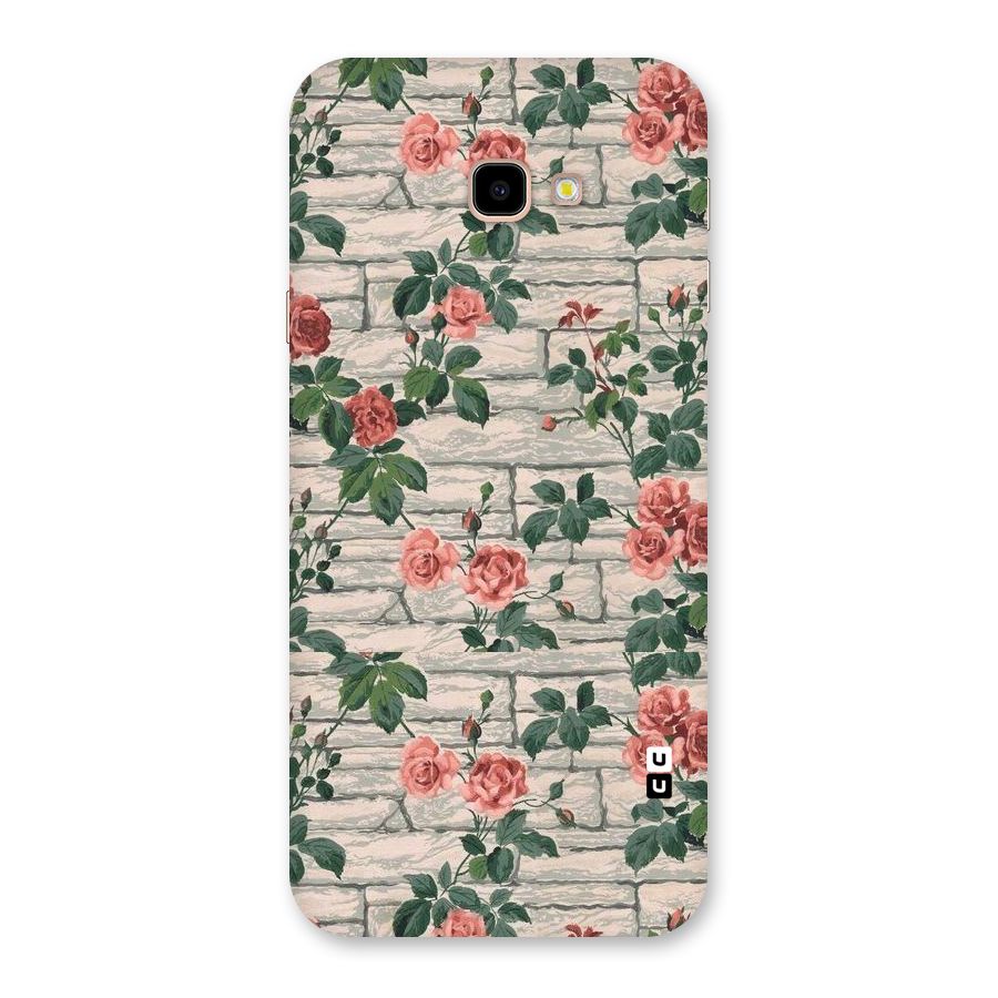 Floral Wall Design Back Case for Galaxy J4 Plus