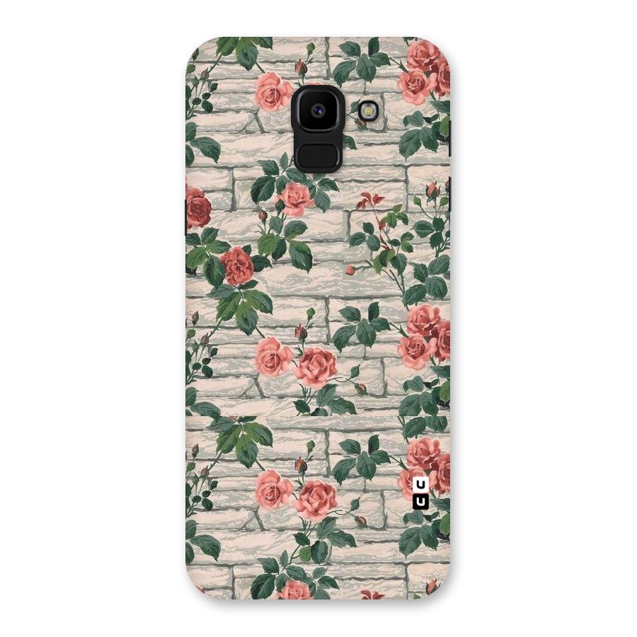 Floral Wall Design Back Case for Galaxy J6
