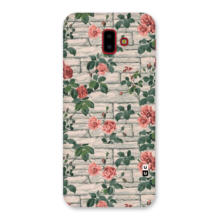 Floral Wall Design Back Case for Galaxy J6 Plus