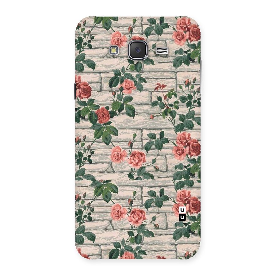 Floral Wall Design Back Case for Galaxy J7
